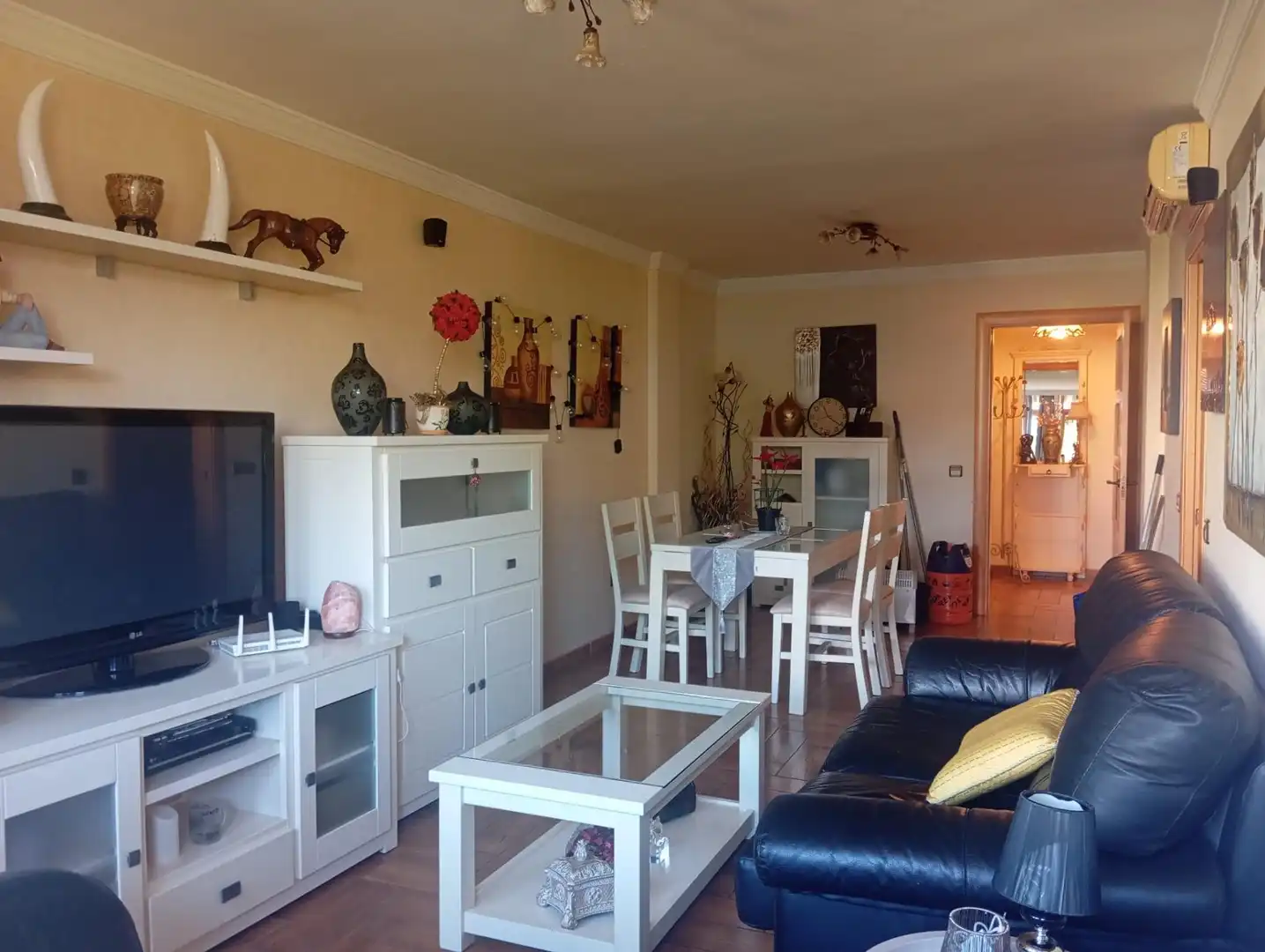 Living room of Flat for sale in Málaga  with Heating and Furnished