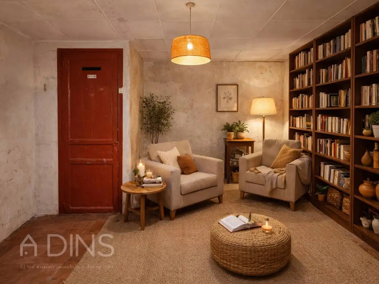 Sala de estar de Piso en venta en Caldes de Montbui