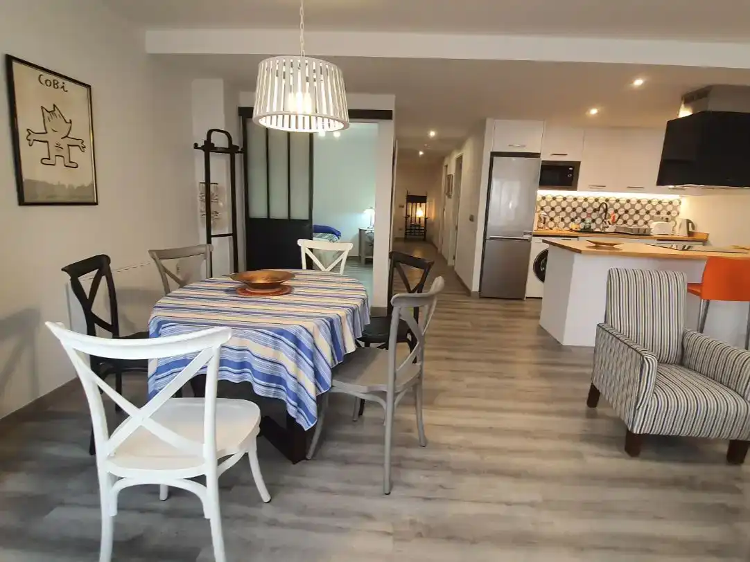 Esszimmer von Wohnung zur Miete in L'Ametlla de Mar  mit Parkett und Möbliert