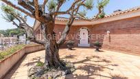 Vista exterior de Casa o xalet en venda en Caldes d'Estrac amb Calefacció, Jardí privat i Terrassa