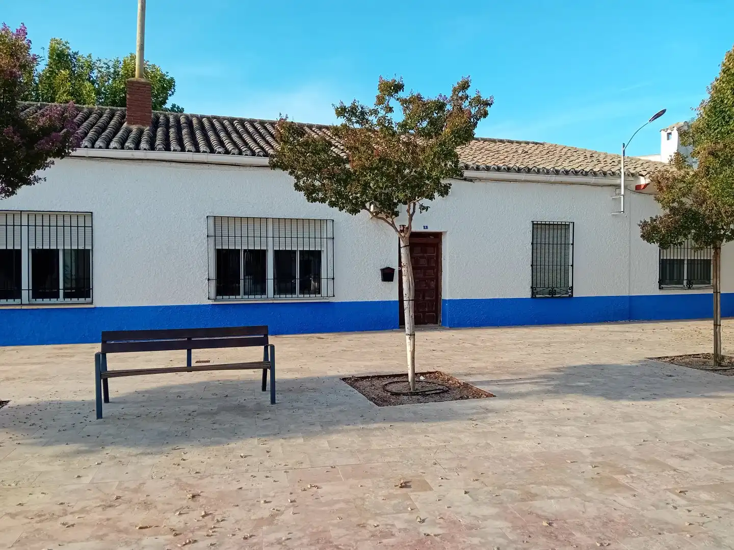 Außenansicht von Country house zum Verkauf in Calzada de Calatrava mit Klimaanlage, Heizung und Terrasse