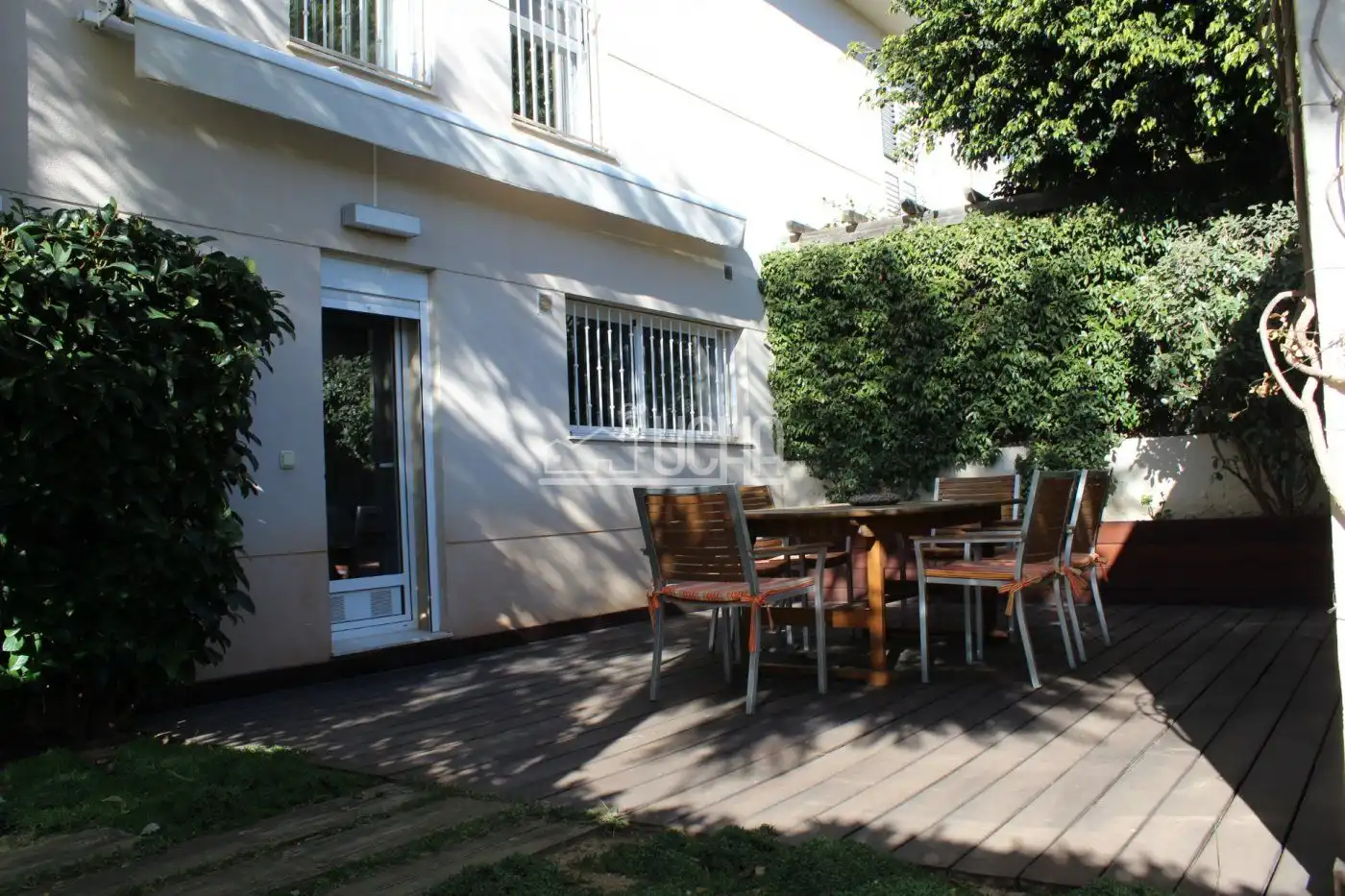 Terraza de Casa adosada de alquiler en Bétera con Aire acondicionado, Calefacción y Jardín privado