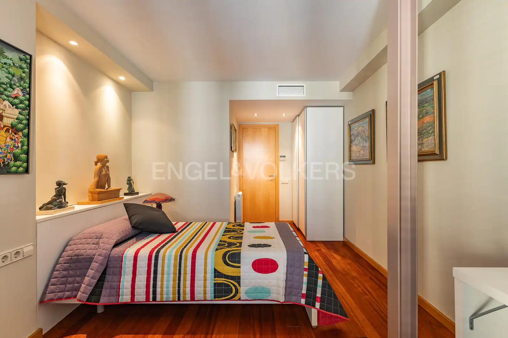 Bedroom of Duplexes for rent in Mataró  with Air Conditioner, Heating and Parquet flooring