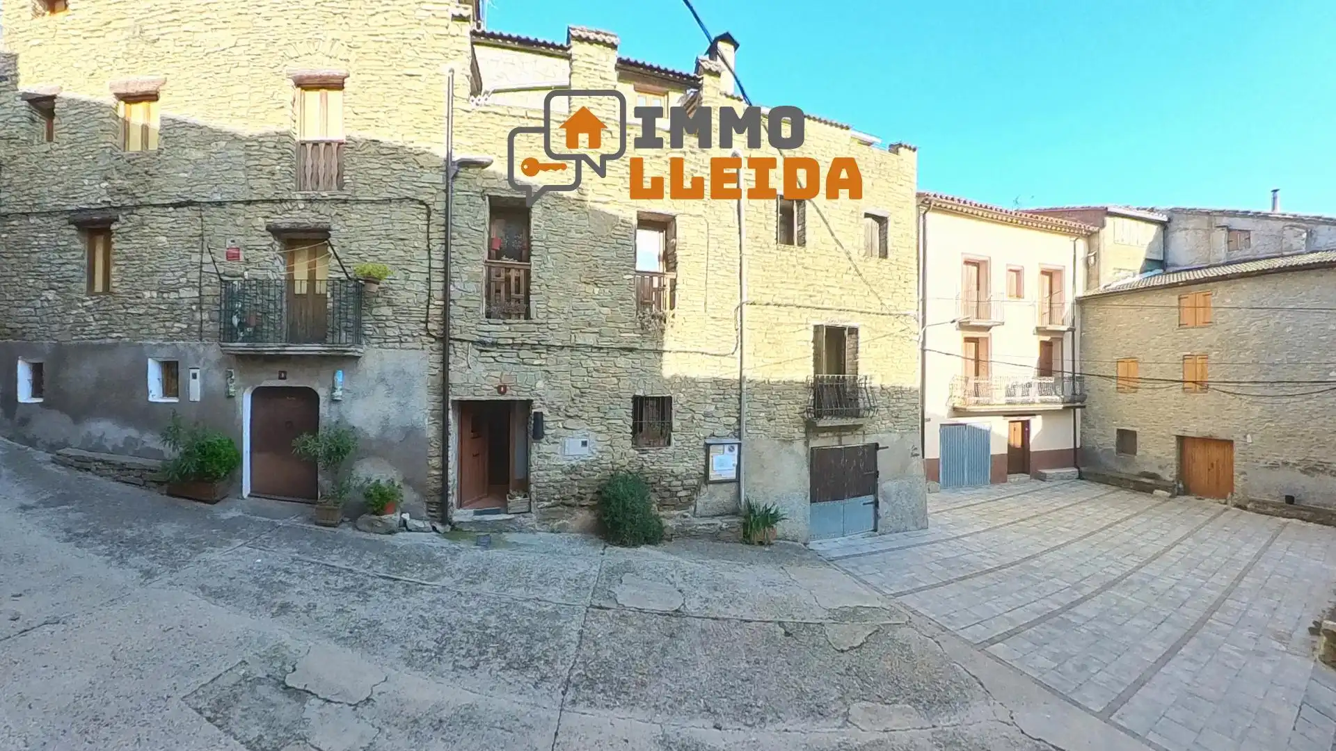 Vista exterior de Casa adosada en venta en Àger con Calefacción, Terraza y Amueblado
