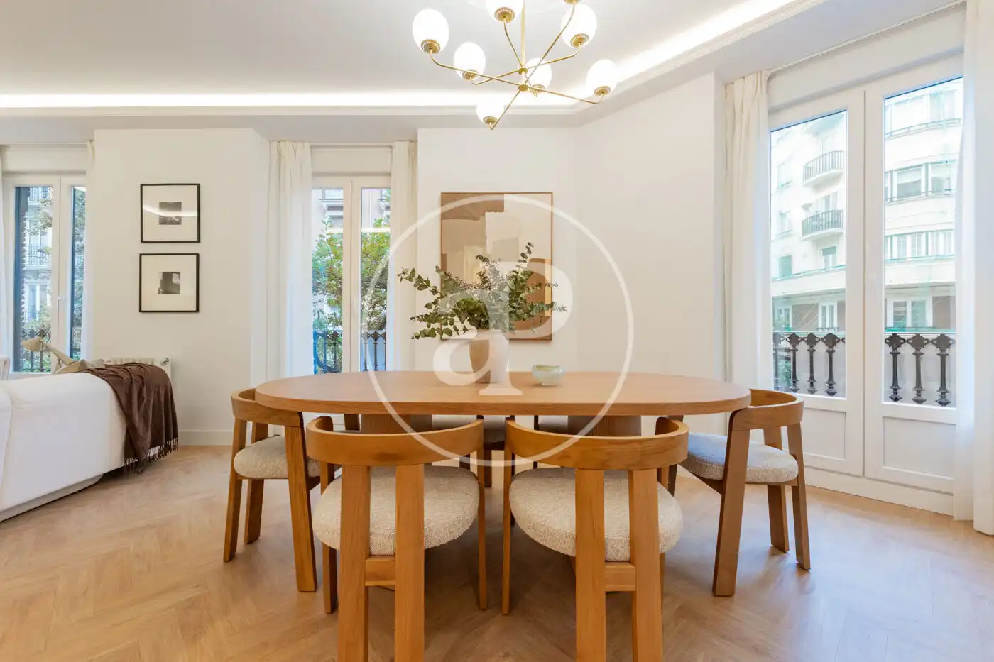 Dining room of Flat for sale in Barrio de Salamanca