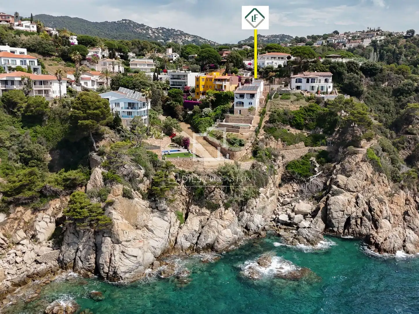 Vista exterior de Casa o xalet en venda en Lloret de Mar amb Aire condicionat, Jardí privat i Traster