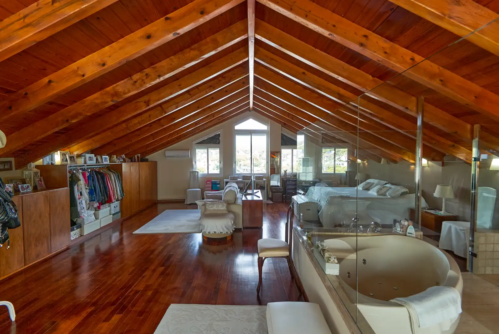 Bedroom of Houses for sale in Castelldefels  with Air Conditioner, Heating and Private garden