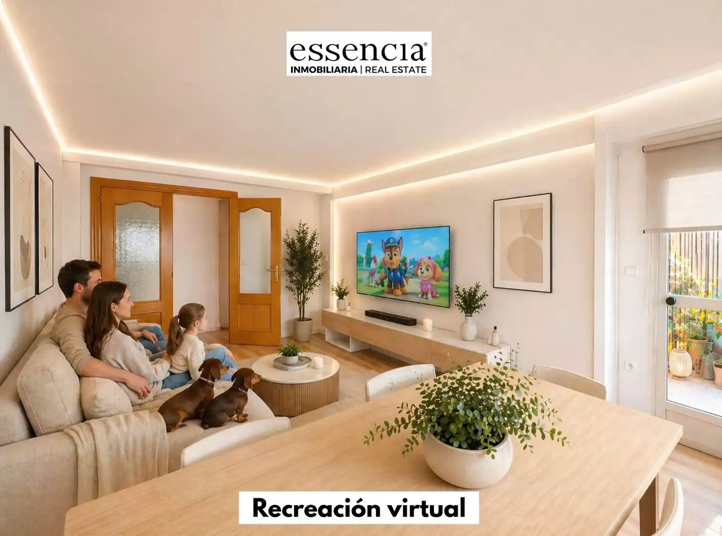 Sala de estar de Piso en venta en Gandia con Balcón