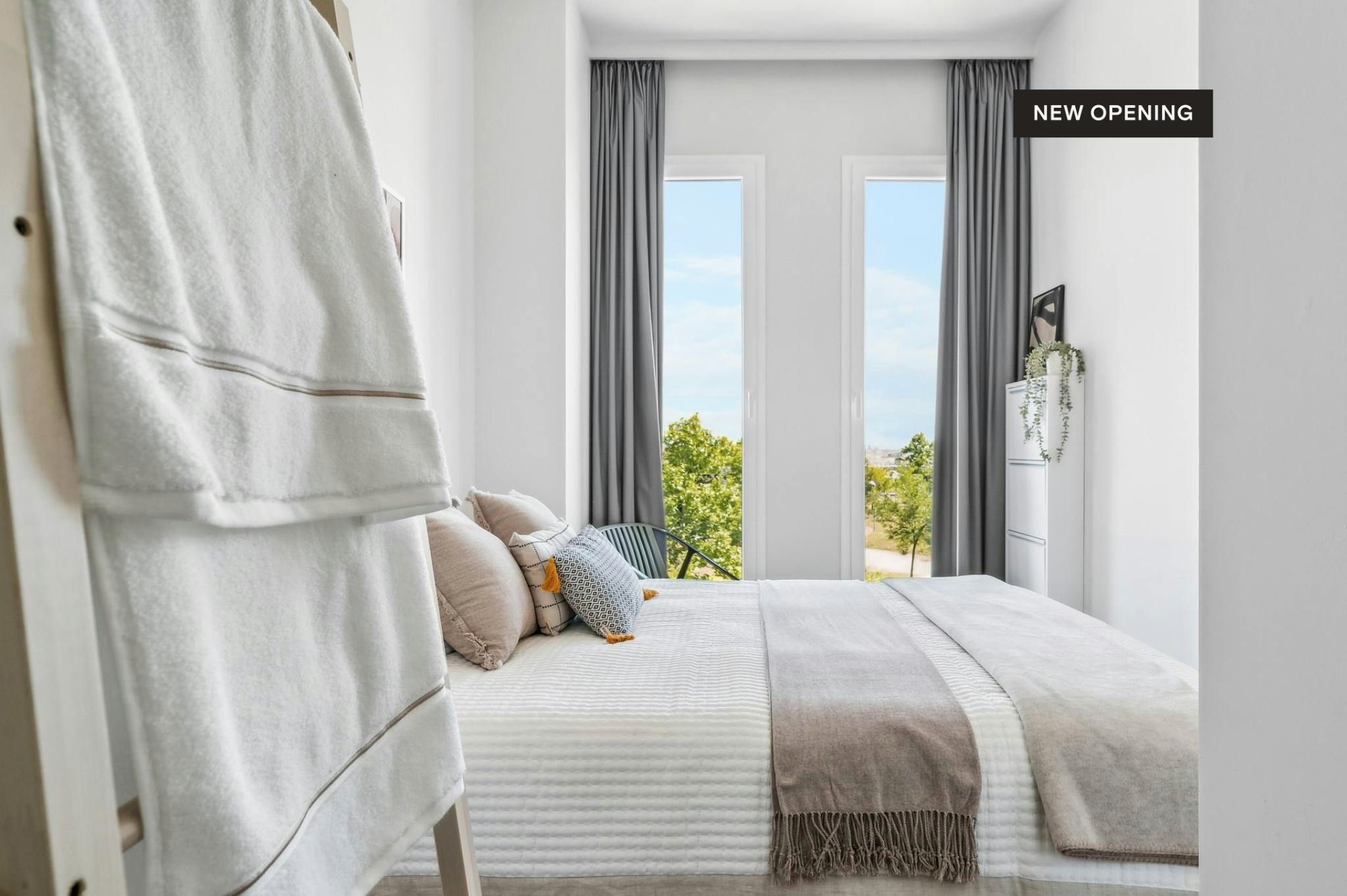 Dormitori de Pis de lloguer en  Madrid Capital amb Aire condicionat, Calefacció i Rentadora