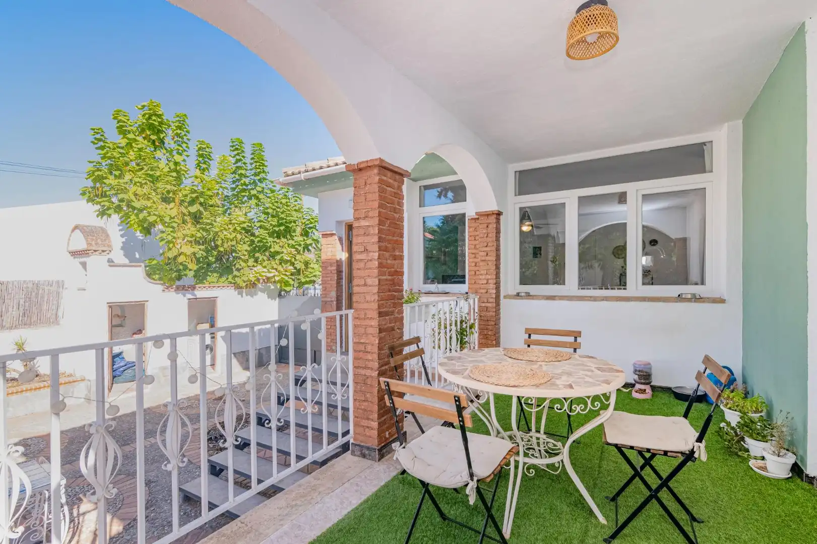 Terraza de Casa o chalet en venta en Albolote con Aire acondicionado, Jardín privado y Piscina