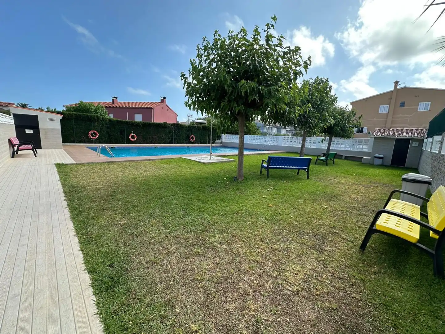 Piscina de Casa adosada en venda en Benicasim / Benicàssim amb Aire condicionat, Calefacció i Terrassa