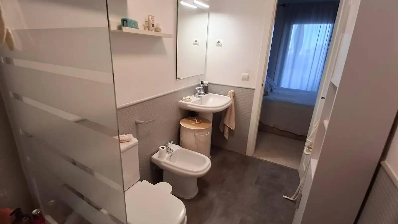 Bany de Apartament de lloguer en Mijas amb Aire condicionat, Calefacció i Terrassa