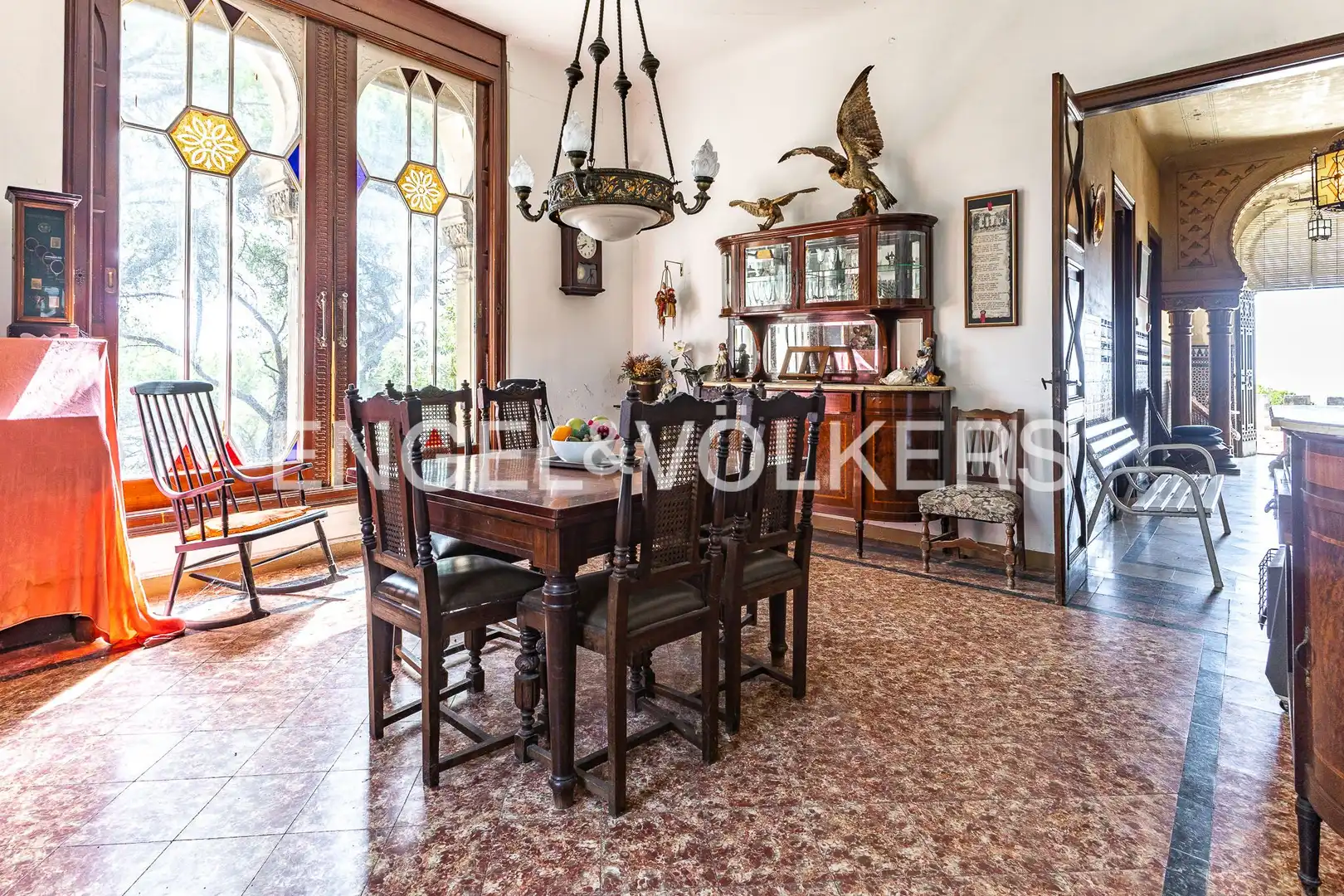 Comedor de Casa o chalet en venta en Badalona con Calefacción y Jardín privado