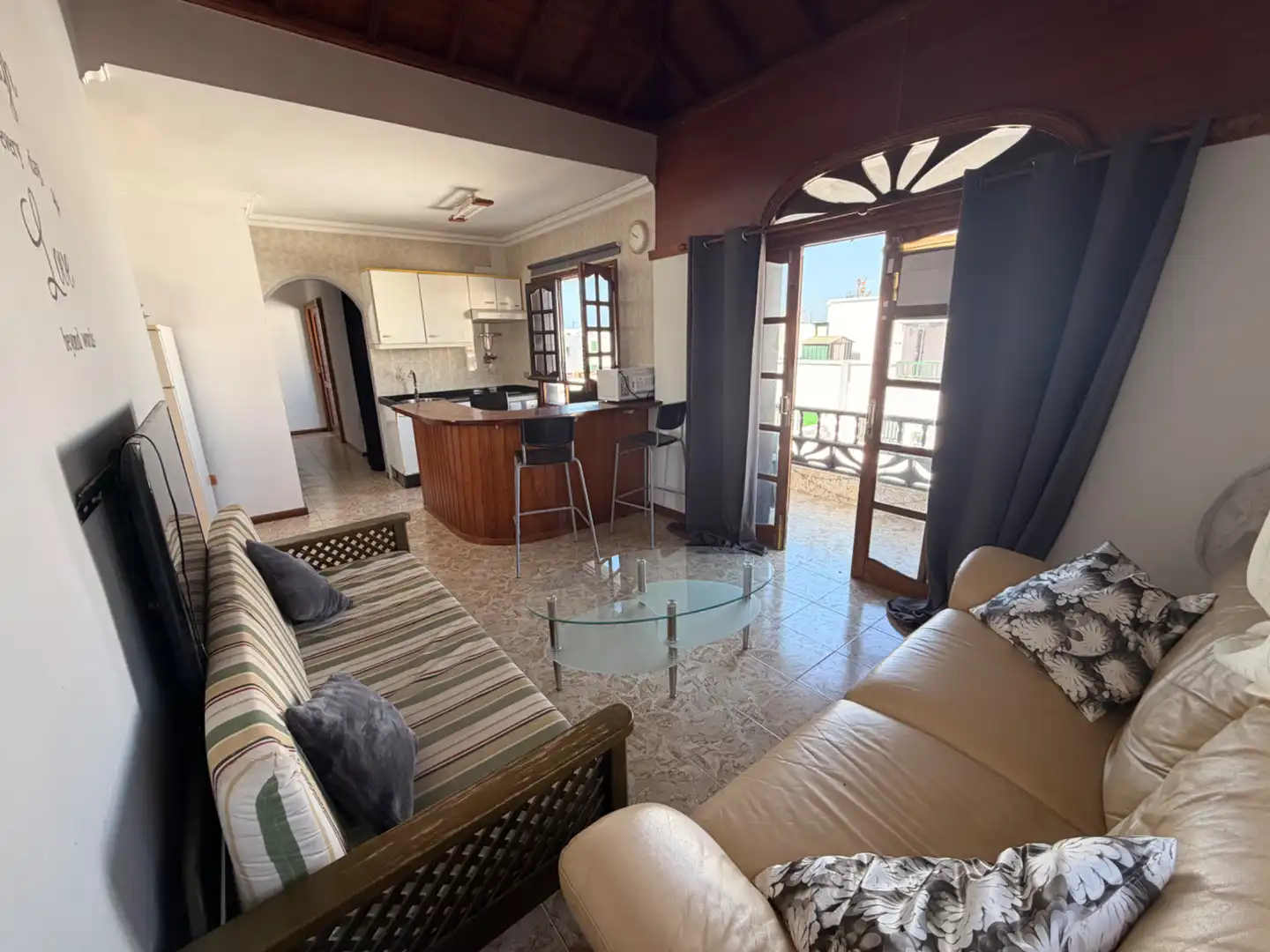 Sala de estar de Piso en venta en San Bartolomé con Balcón