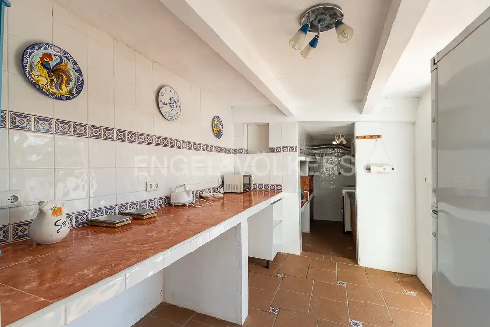 Cocina de Casa o chalet de alquiler en Turís con Aire acondicionado, Calefacción y Jardín privado