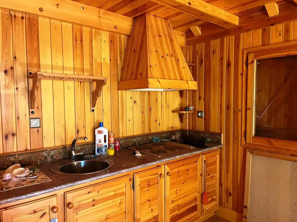 Kitchen of Houses for sale in Binéfar  with Private garden and Parquet flooring