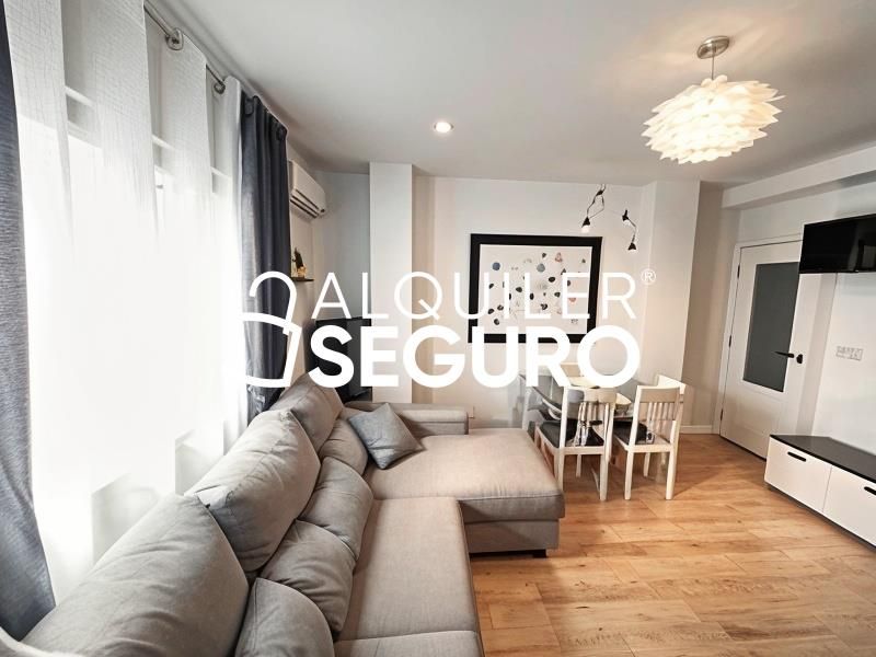 Living room of Flat to rent in Albolote  with Air Conditioner, Terrace and Furnished