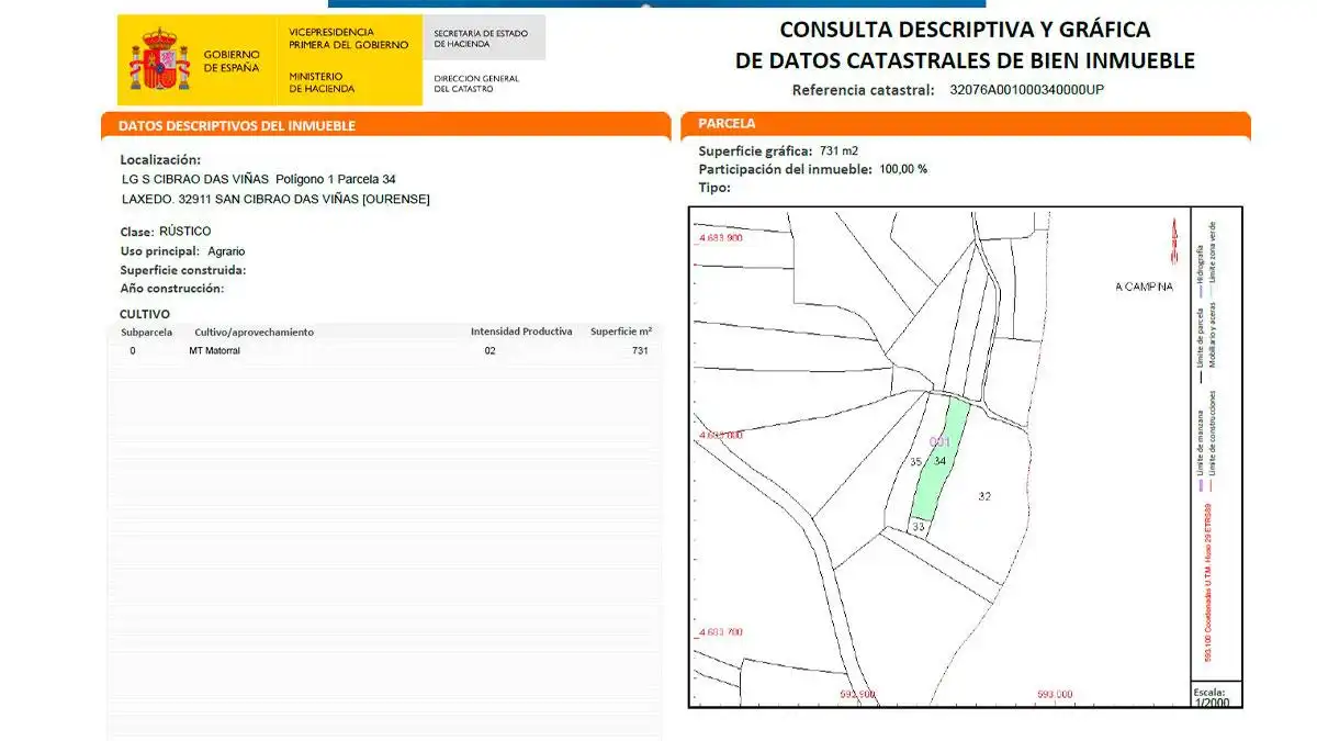 Residencial en venda a CIBRAO DAS VIÑAS LAXEDO, POLIGONO 1, -1, San Cibrao das Viñas