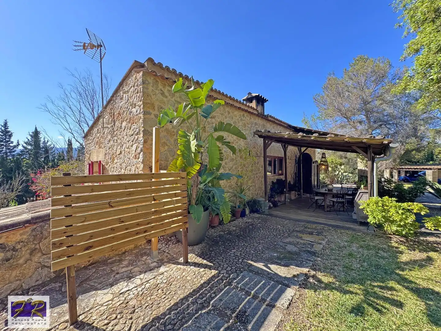 Jardín de Finca rústica en venta en Búger con Aire acondicionado, Terraza y Trastero