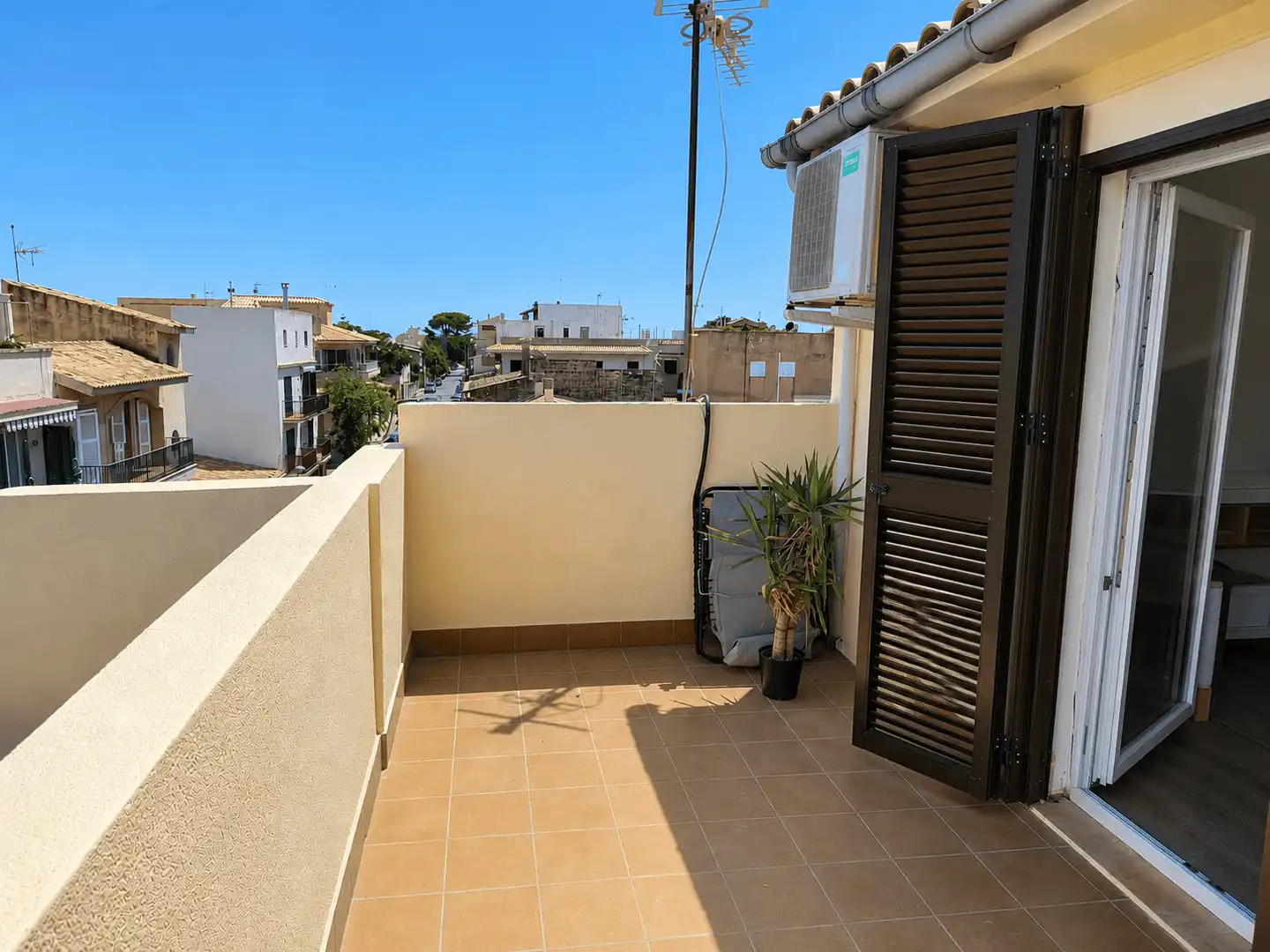 Terrasse von Wohnungen zum Verkauf in Manacor mit Klimaanlage und Balkon