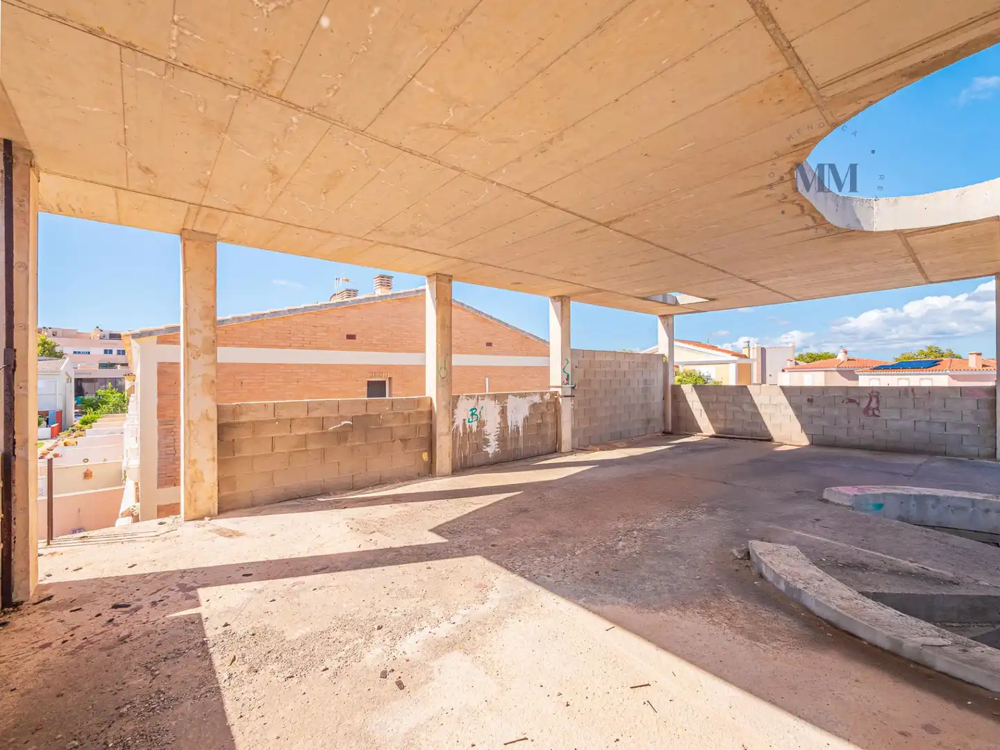 Vista exterior de Casa o xalet en venda en Maó - Mahón amb Jardí privat, Terrassa i Piscina