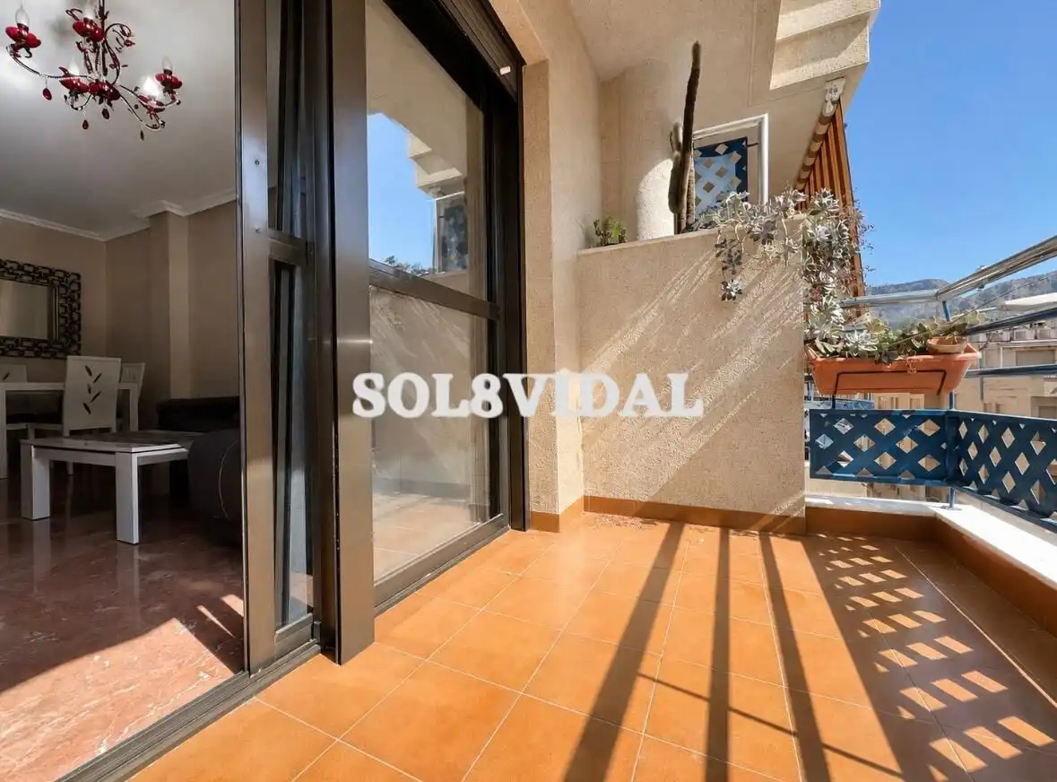 Terraza de Piso de alquiler en Orihuela con Aire acondicionado, Calefacción y Amueblado