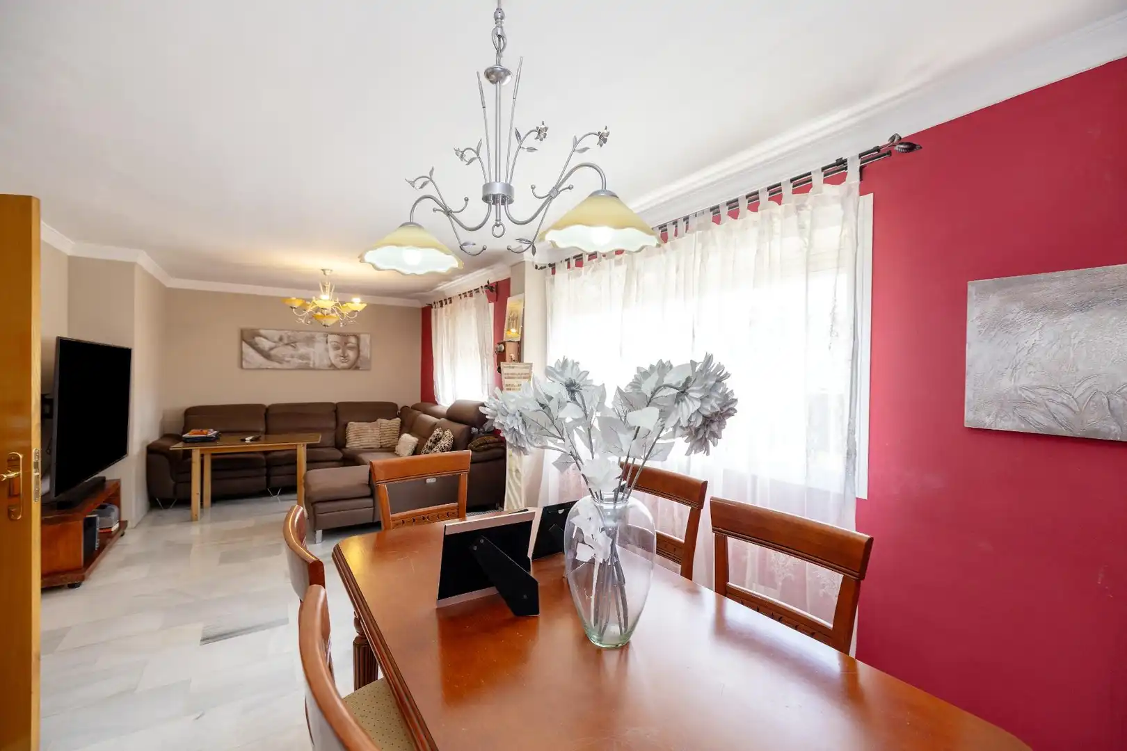 Comedor de Casa adosada en venta en Málaga con Terraza