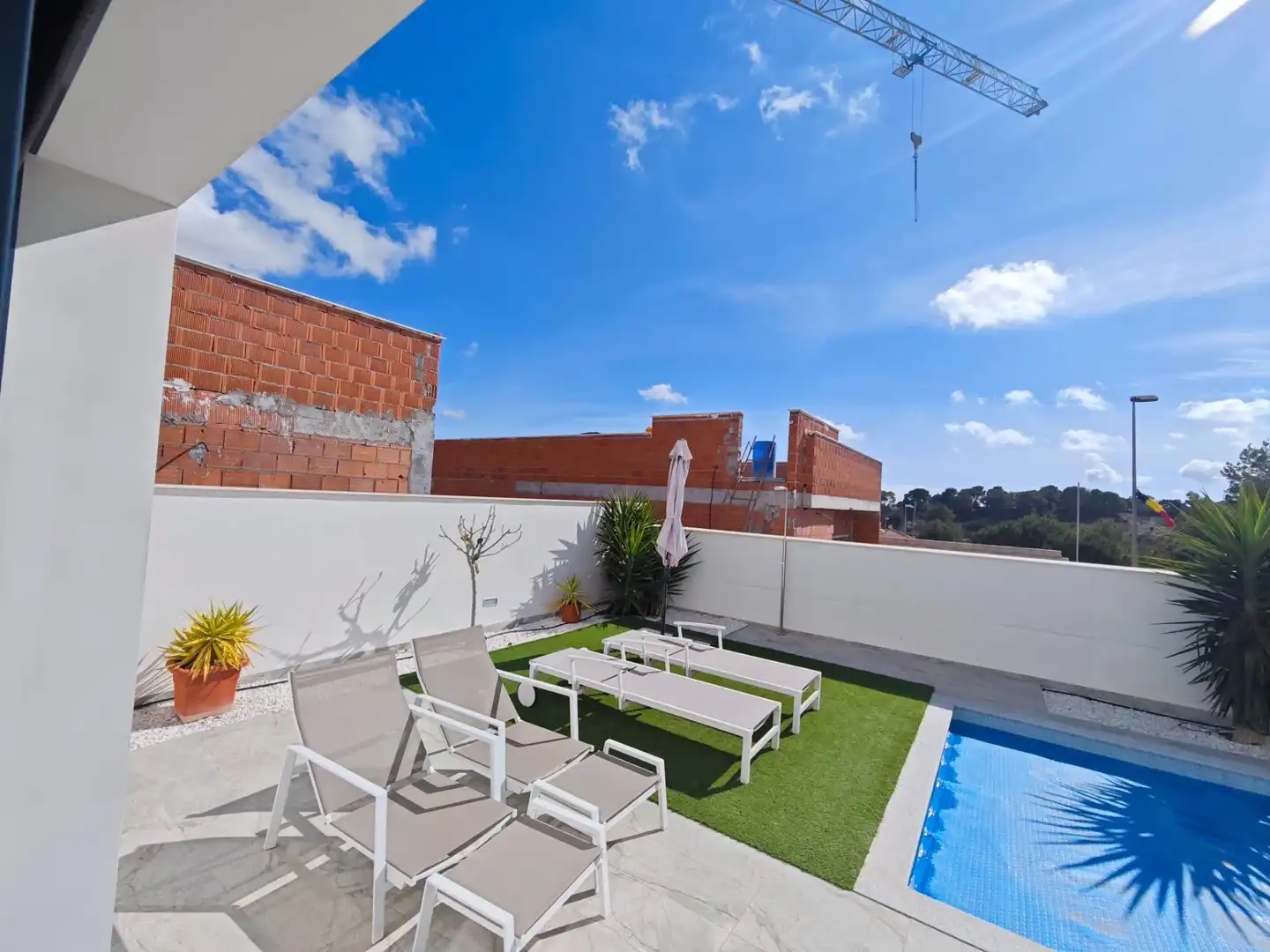 Piscina de Casa o chalet en venta en Pilar de la Horadada con Calefacción, Jardín privado y Terraza