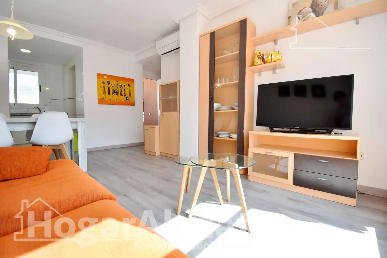 Living room of Flat for sale in Dénia  with Air Conditioner, Heating and Private garden