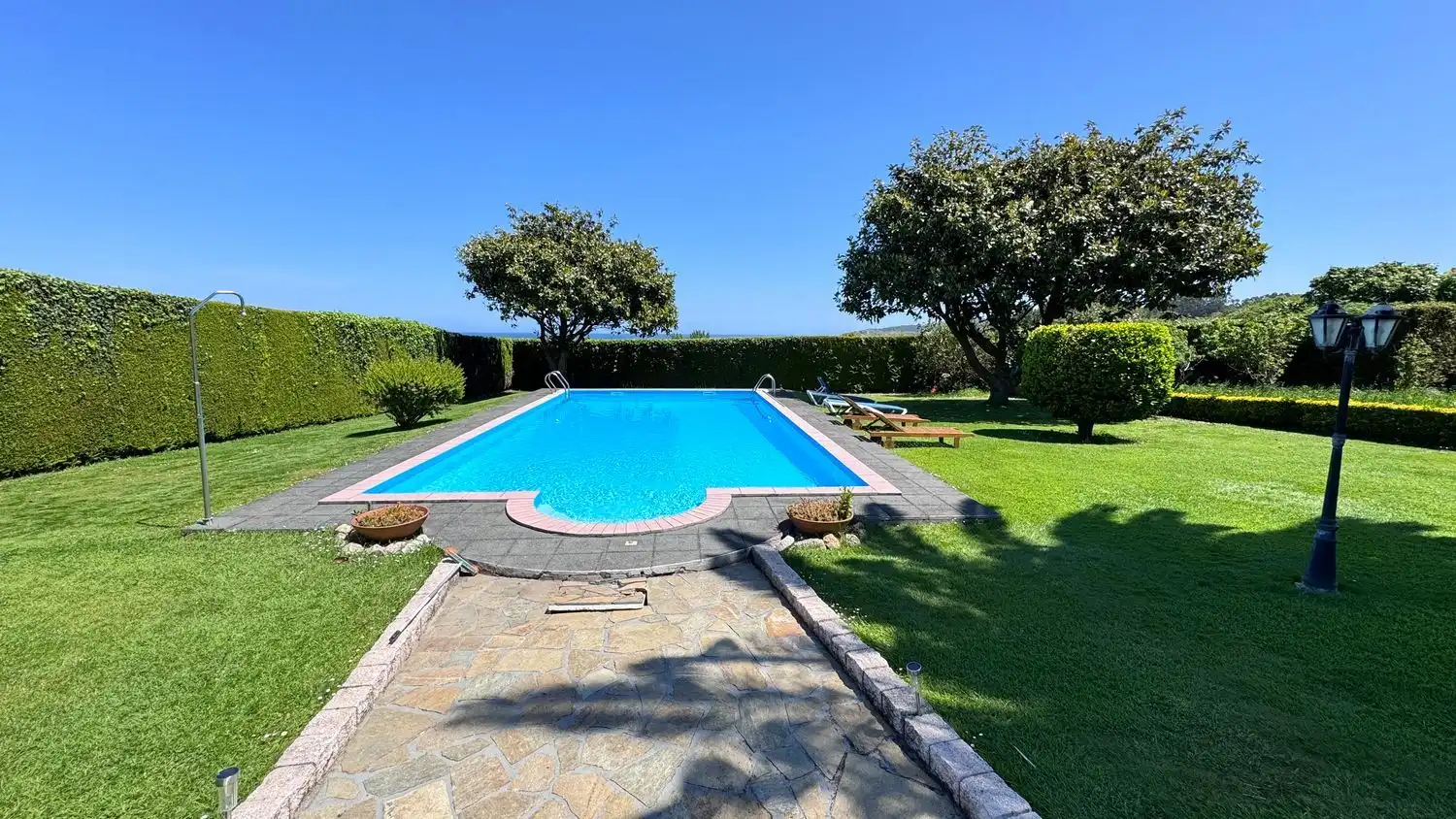 Swimming pool of Houses for sale in Carballo  with Heating, Private garden and Swimming Pool