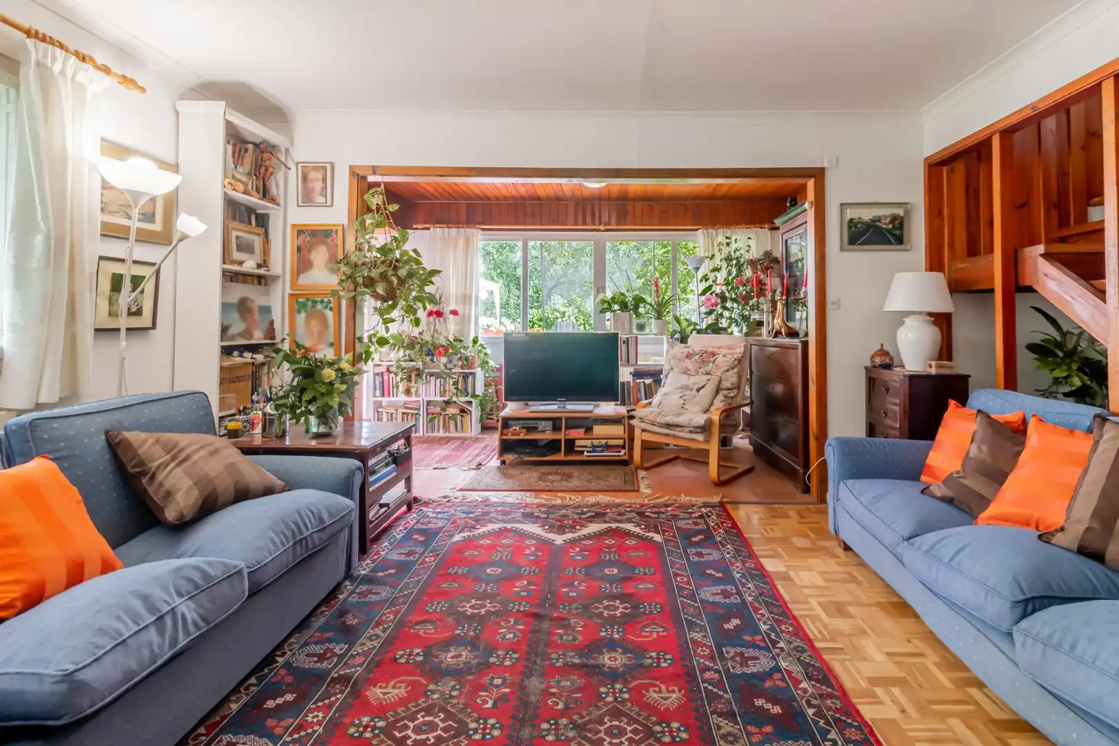 Living room of Houses for sale in Boadilla del Monte  with Heating, Private garden and Terrace