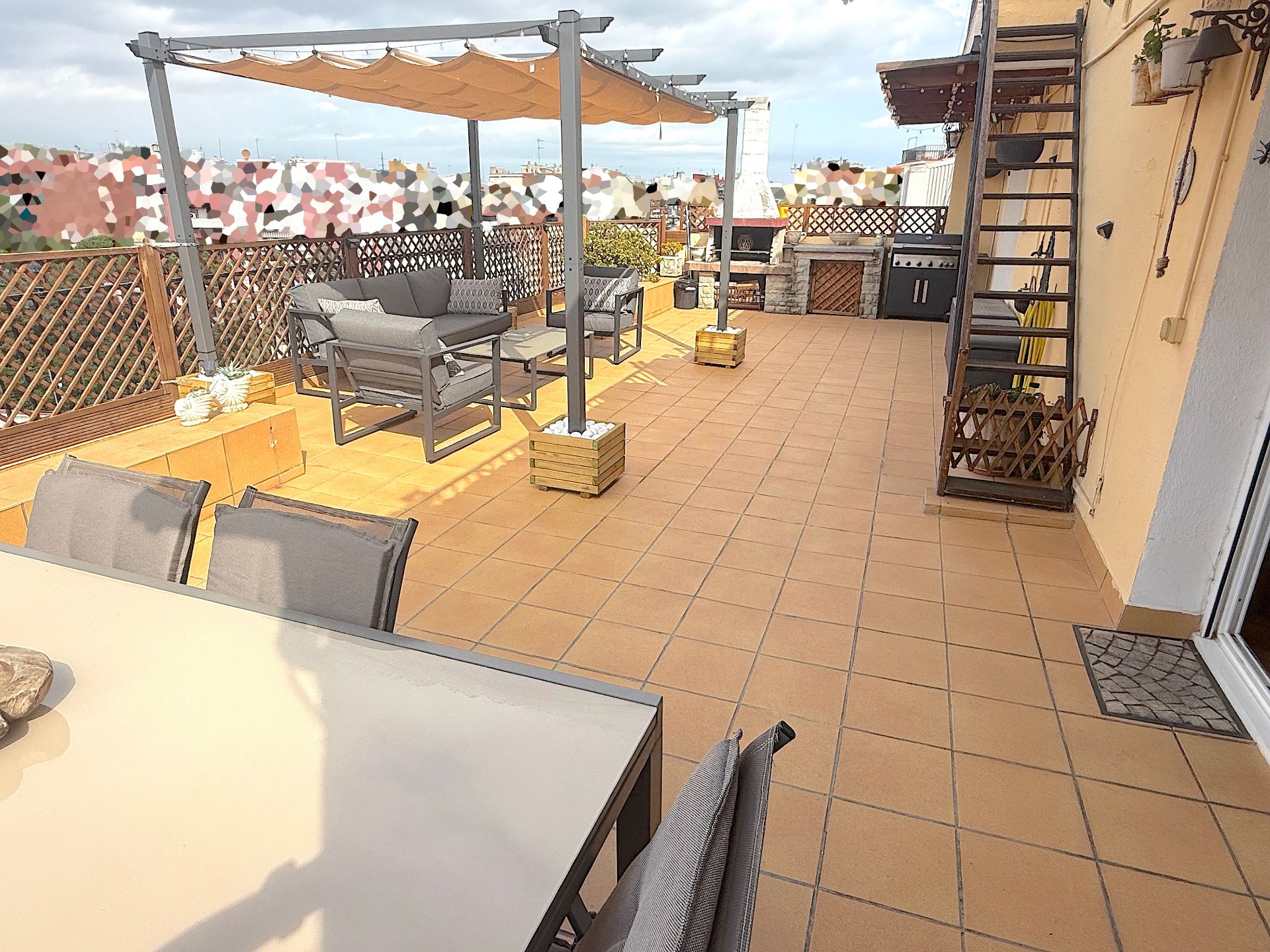 Terrace of Attic for sale in Rubí  with Air Conditioner, Heating and Parquet flooring