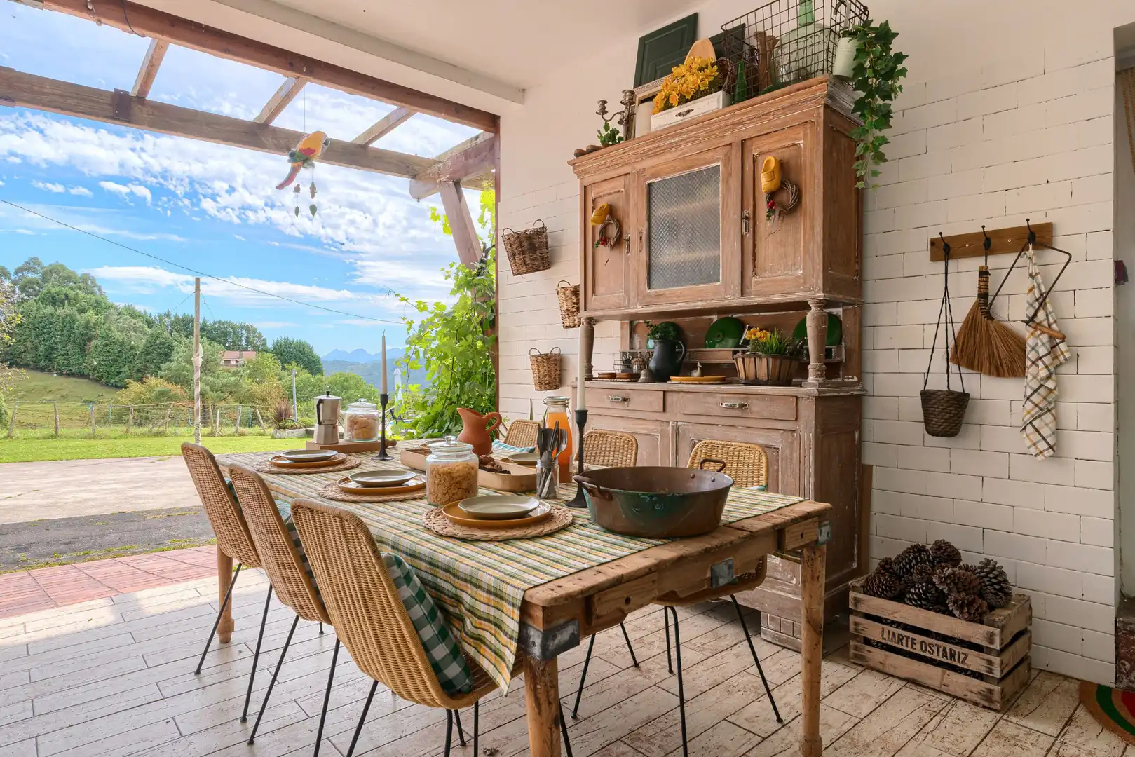 Terrasse von Wohnungen zur Miete in Zamudio mit Heizung, Möbliert und Waschmaschine