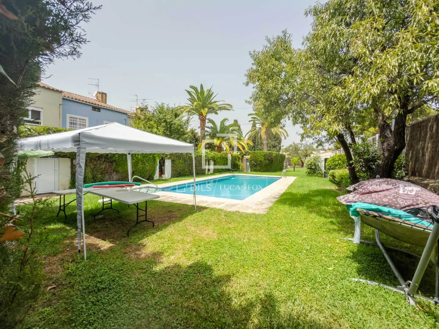 Jardín de Casa o chalet en venta en Rocafort con Aire acondicionado, Jardín privado y Terraza