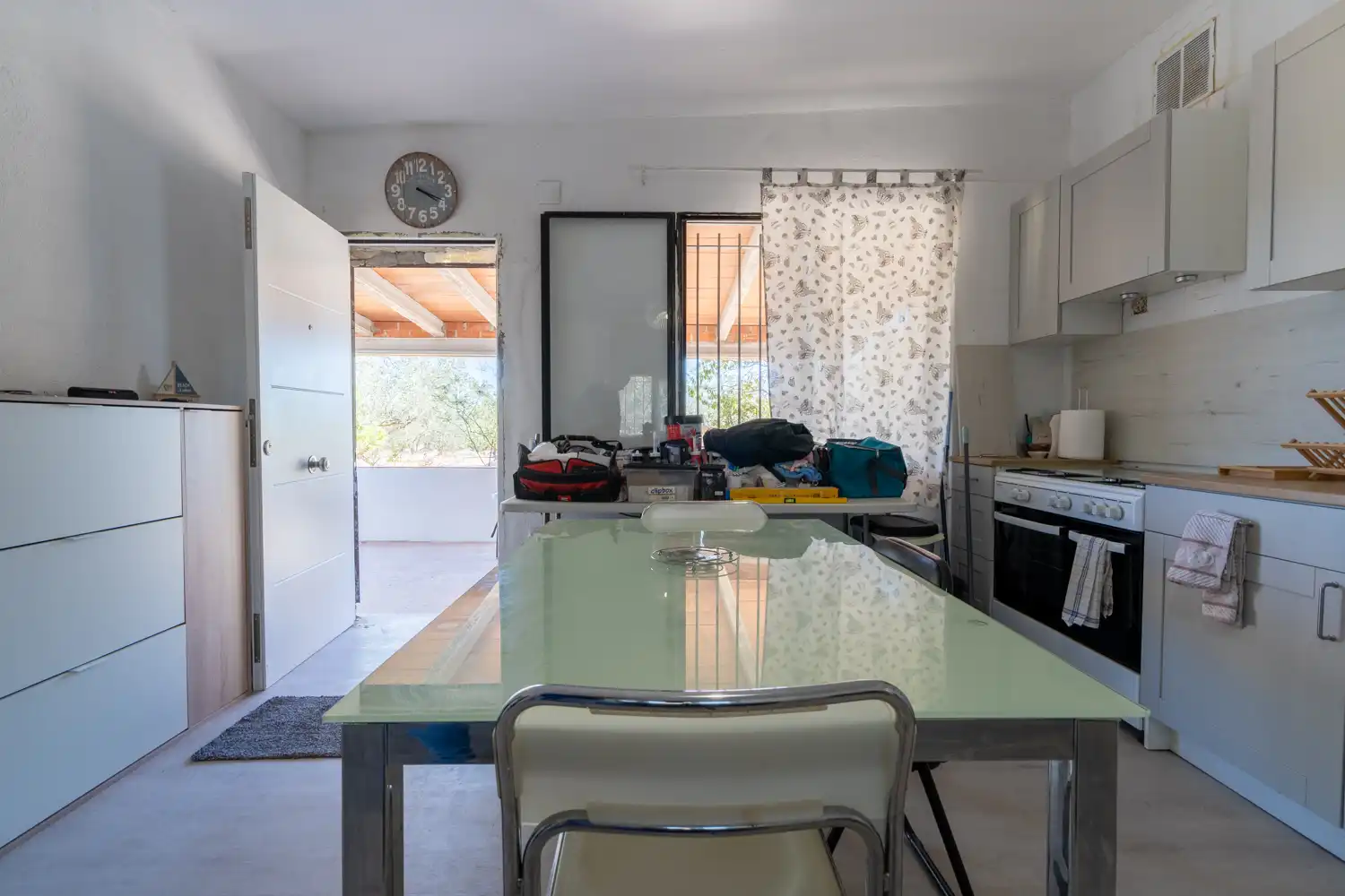 Cocina de Finca rústica en venta en L'Aldea con Terraza y Amueblado