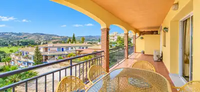 Terrasse von Wohnungen zum Verkauf in Mijas Golf