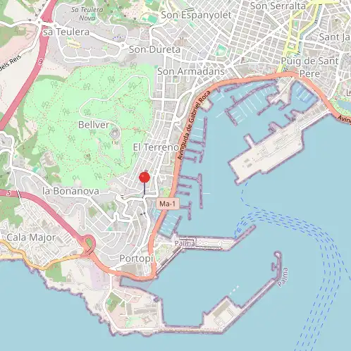 Exterior view of Industrial buildings for sale in  Palma de Mallorca  with Alarm