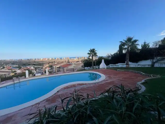Piscina de Casa adosada en venta en Peñíscola / Peníscola con Terraza, Trastero y Amueblado