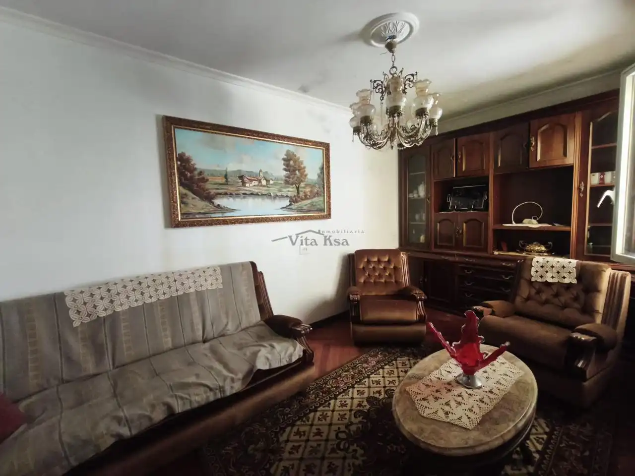 Sala d'estar de Casa o xalet en venda en Xunqueira de Ambía amb Calefacció, Jardí privat i Moblat