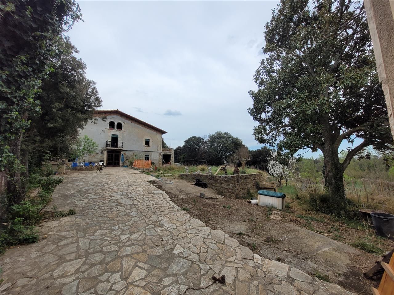 Exterior view of House or chalet for sale in Aiguaviva  with Private garden