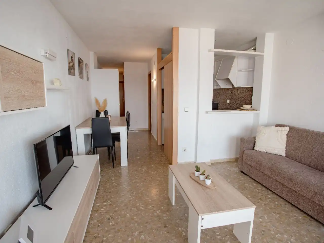Sala de estar de Piso de alquiler en Salou con Aire acondicionado, Terraza y Amueblado