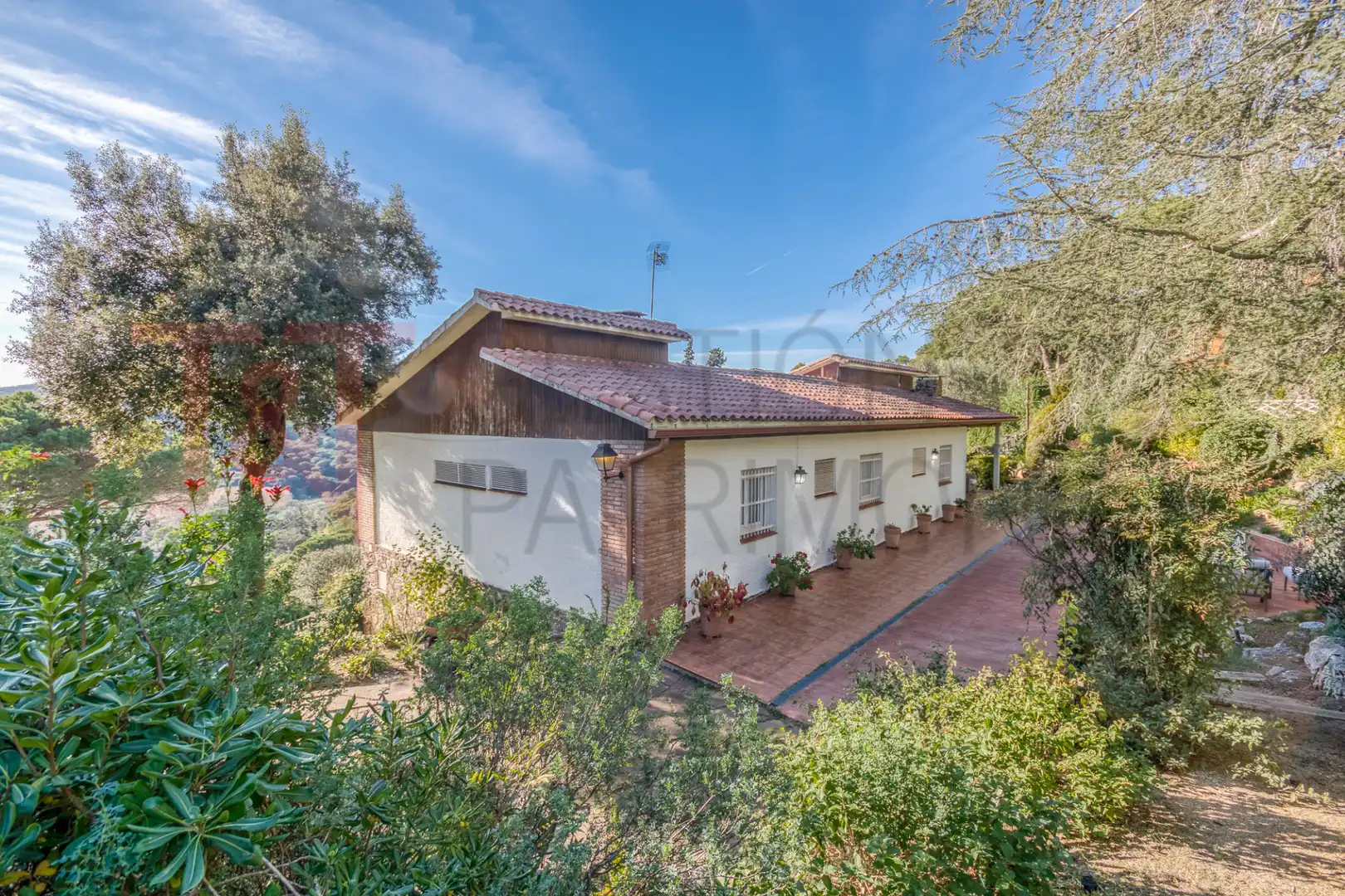 Vista exterior de Casa o xalet en venda en Vallromanes amb Calefacció, Jardí privat i Terrassa