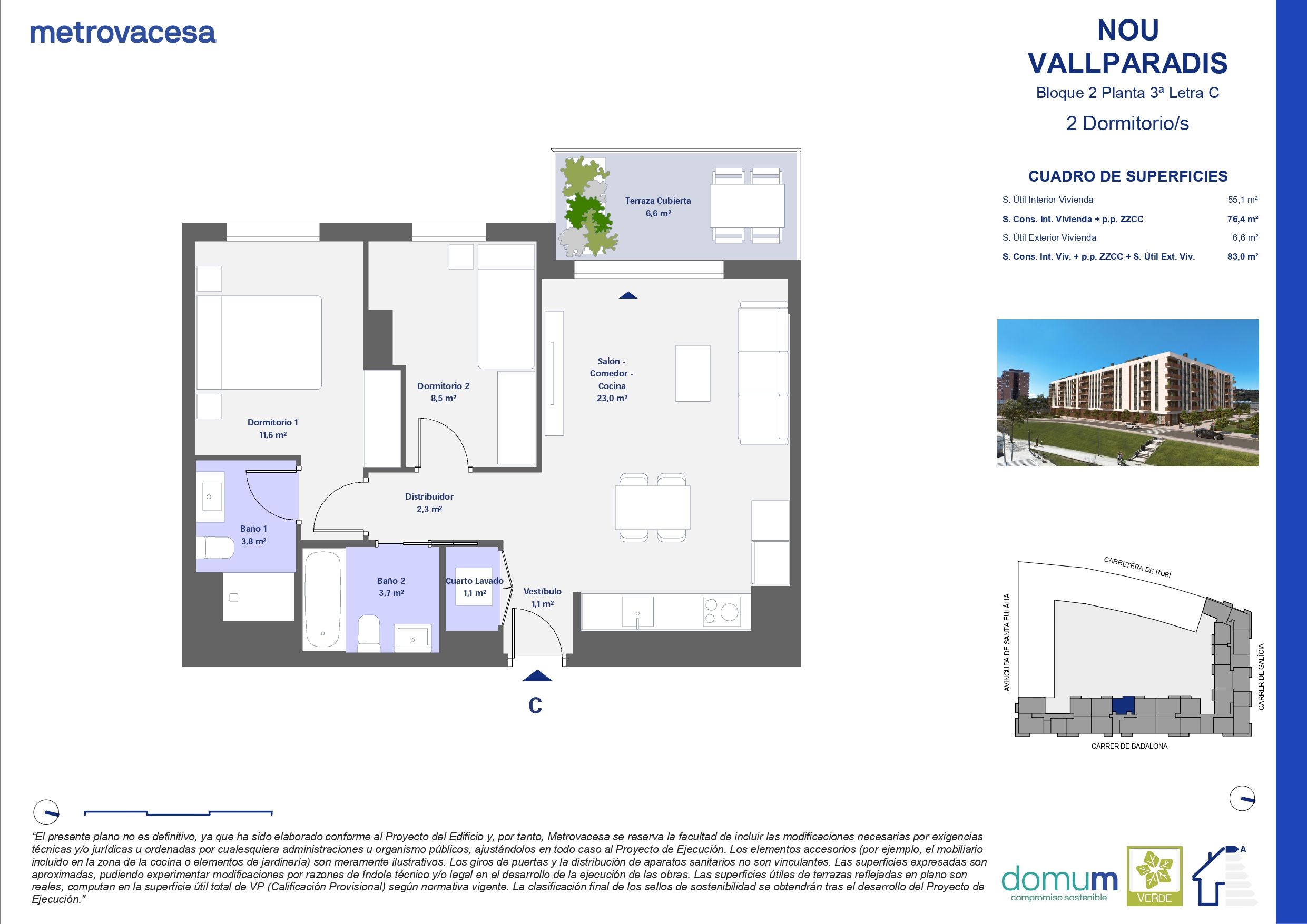 Pis en venda en Terrassa amb Aire condicionat, Calefacció i Jardí privat