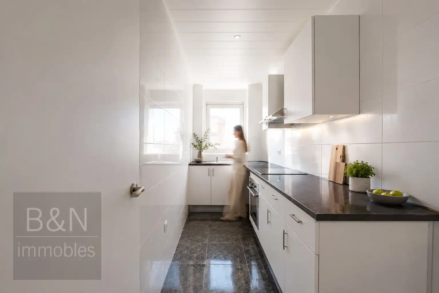 Cocina de Piso en venta en Terrassa con Balcón
