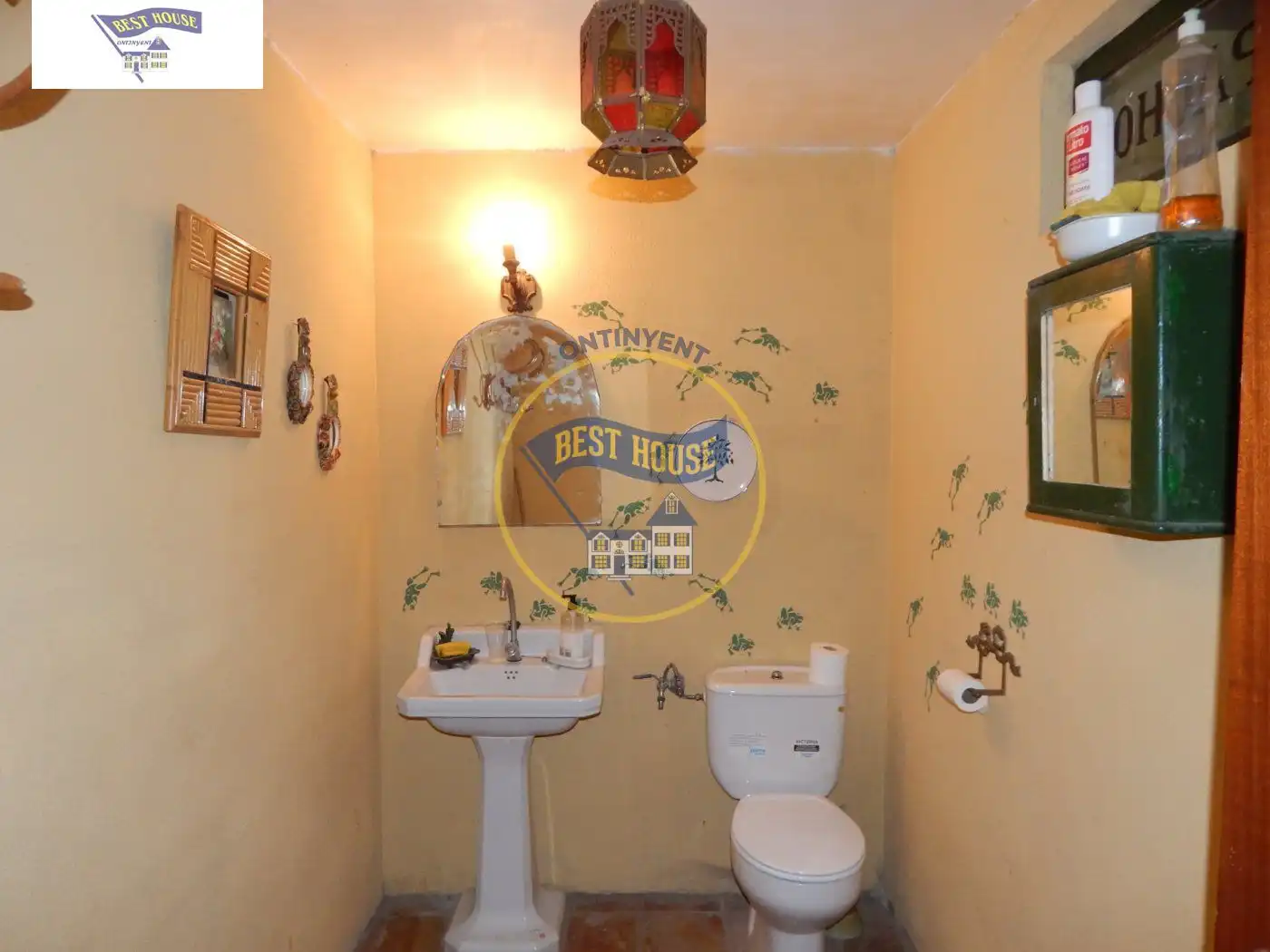 Bathroom of Houses for sale in Ontinyent  with Private garden, Storage room and Swimming Pool