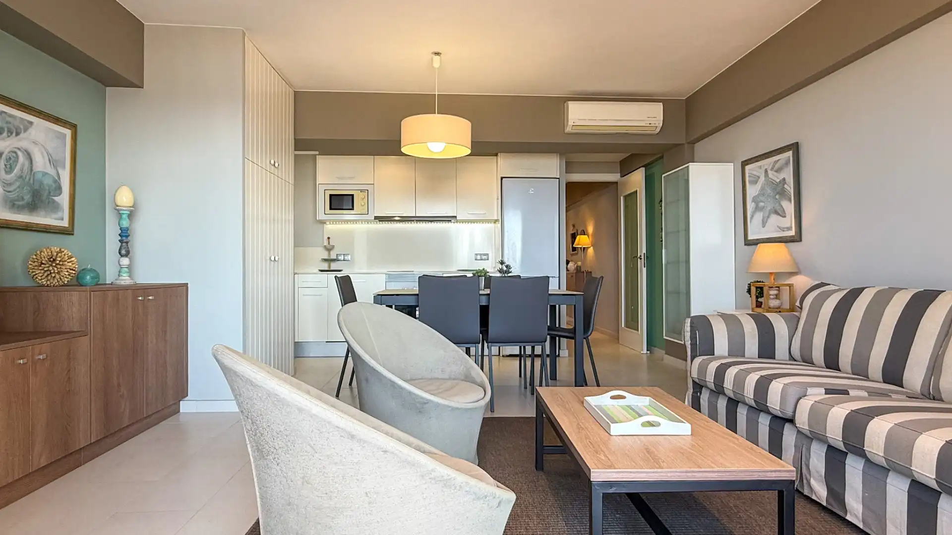 Sala de estar de Apartamento en venta en Palamós con Aire acondicionado y Terraza