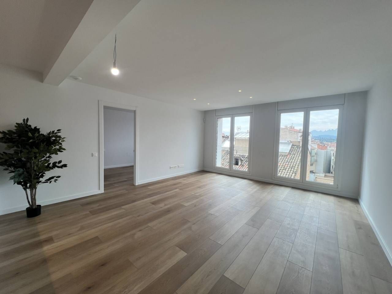 Sala de estar de Piso en venta en Manresa con Calefacción, Parquet y Trastero