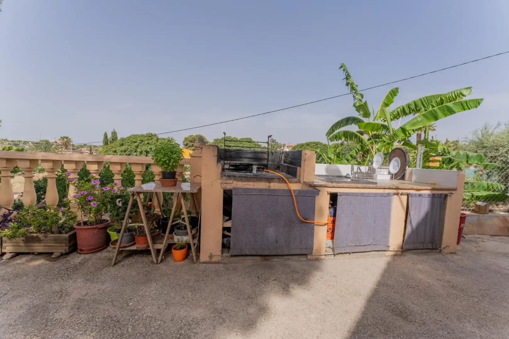 Terraza de Casa o chalet en venta en Elche / Elx con Aire acondicionado, Jardín privado y Piscina