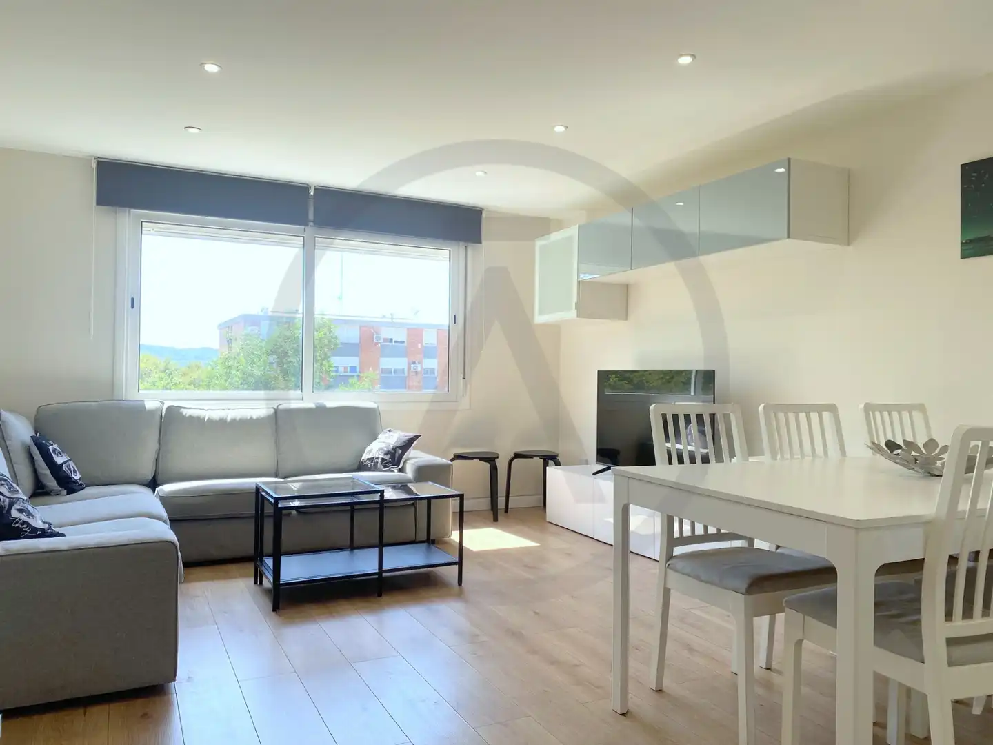 Sala de estar de Piso en venta en Terrassa con Aire acondicionado, Calefacción y Parquet