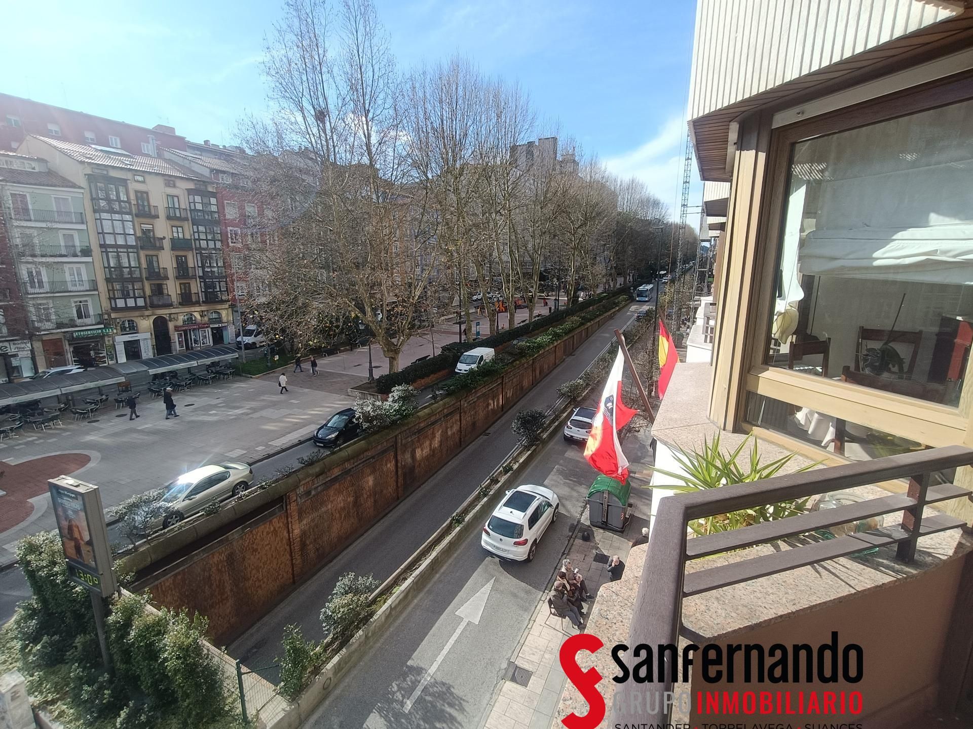Exterior view of Apartment for rent in Santander  with Parquet flooring, Furnished and Balcony